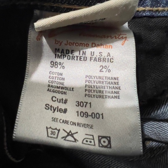 Citizens Of Humanity Ric Rac Flare Low Waist Flare Denim Jeanas 28 Dark Wash - Picture 8 of 8